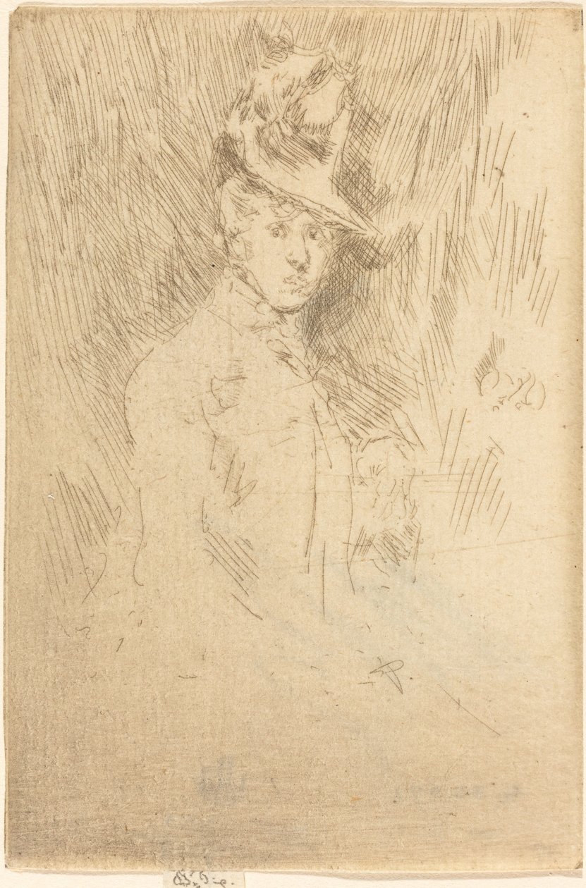A Kis Kalap. alkotó: James Abbott McNeill Whistler