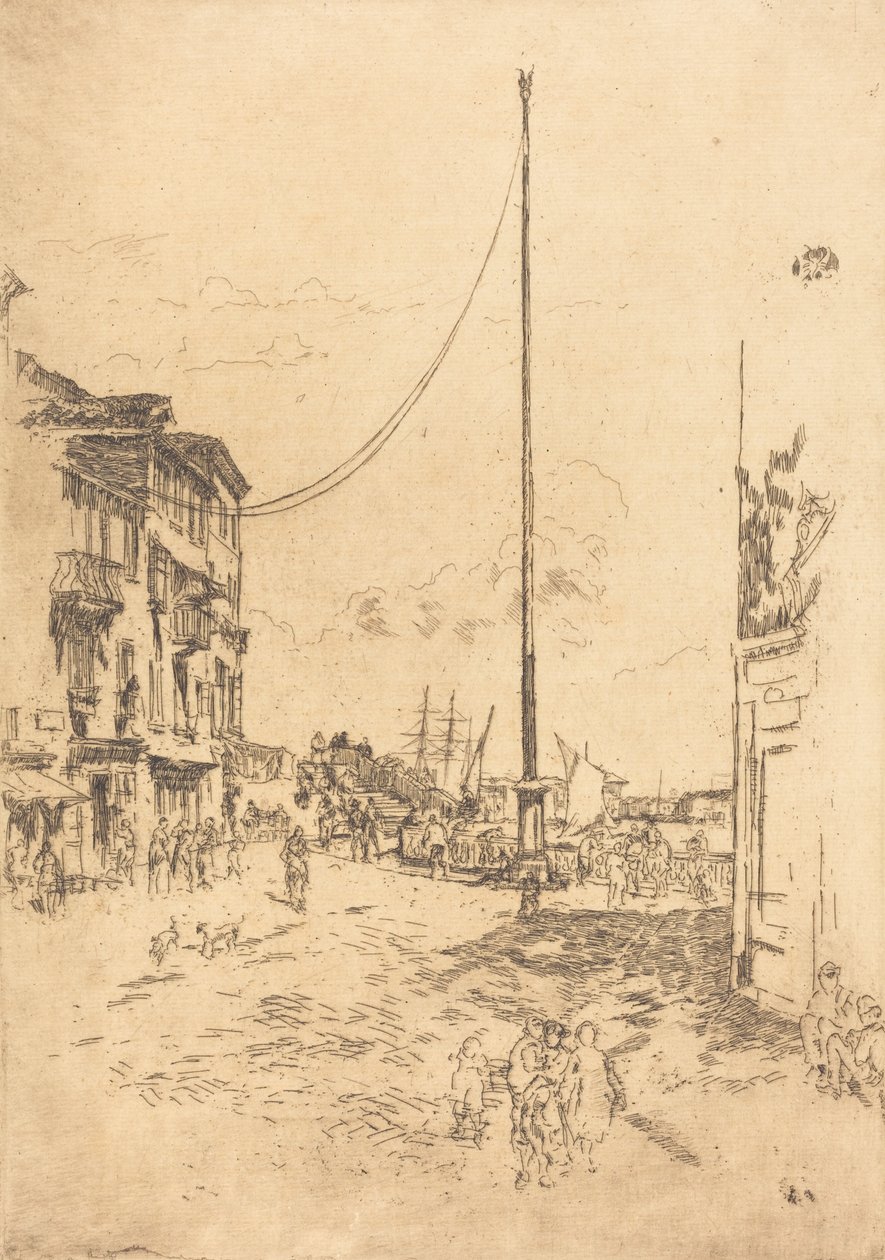 A kis árboc, 1880. alkotó: James Abbott McNeill Whistler