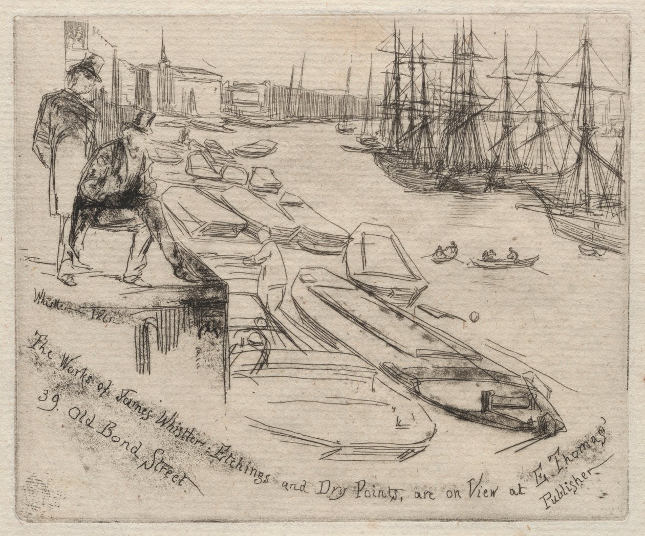 A kis medence, 1861. alkotó: James Abbott McNeill Whistler