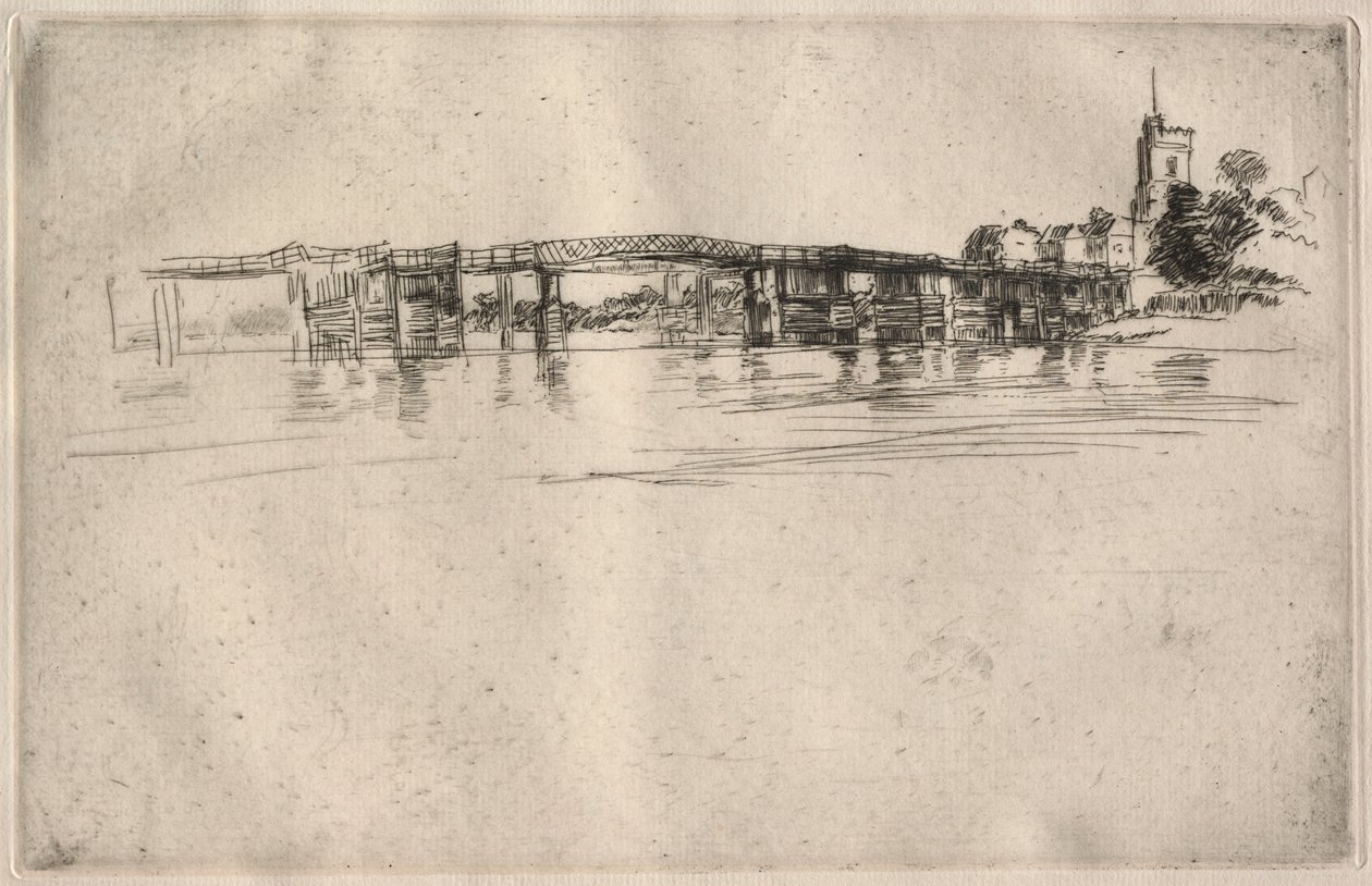 A kis Putney 1879. 1. sz. alkotó: James Abbott McNeill Whistler