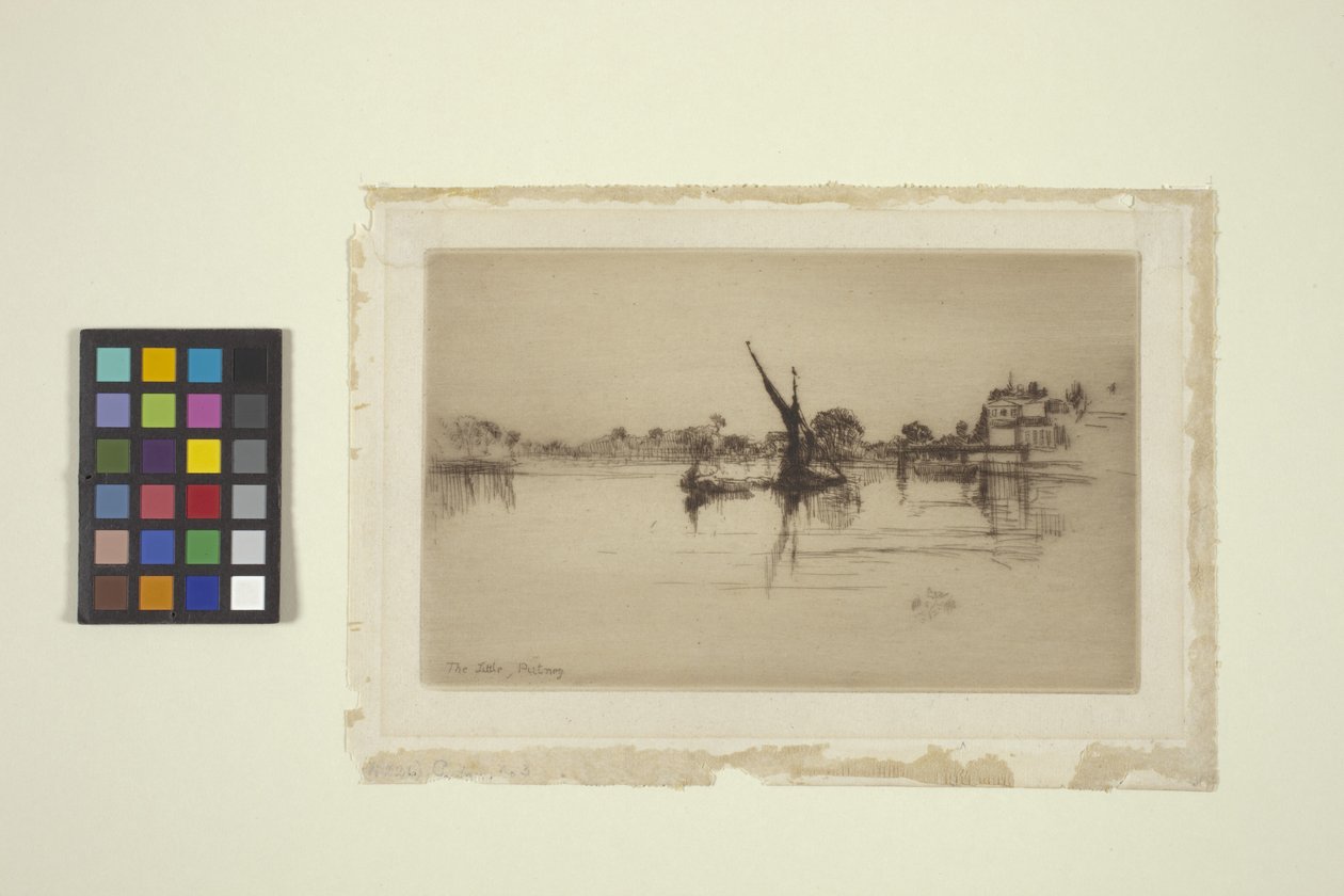 A kis Putney, 2. sz. (rézkarc) alkotó: James Abbott McNeill Whistler