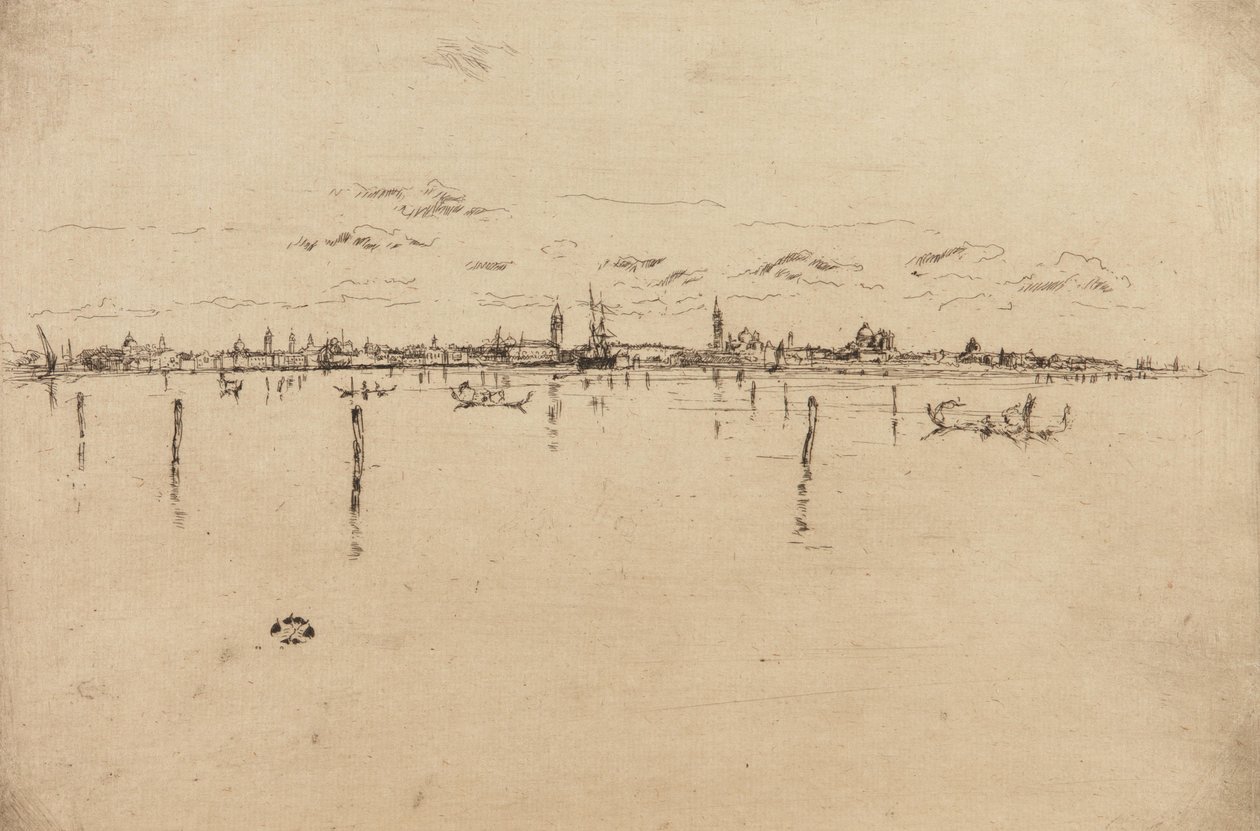 A kis Velence, 1879-1880. alkotó: James Abbott McNeill Whistler