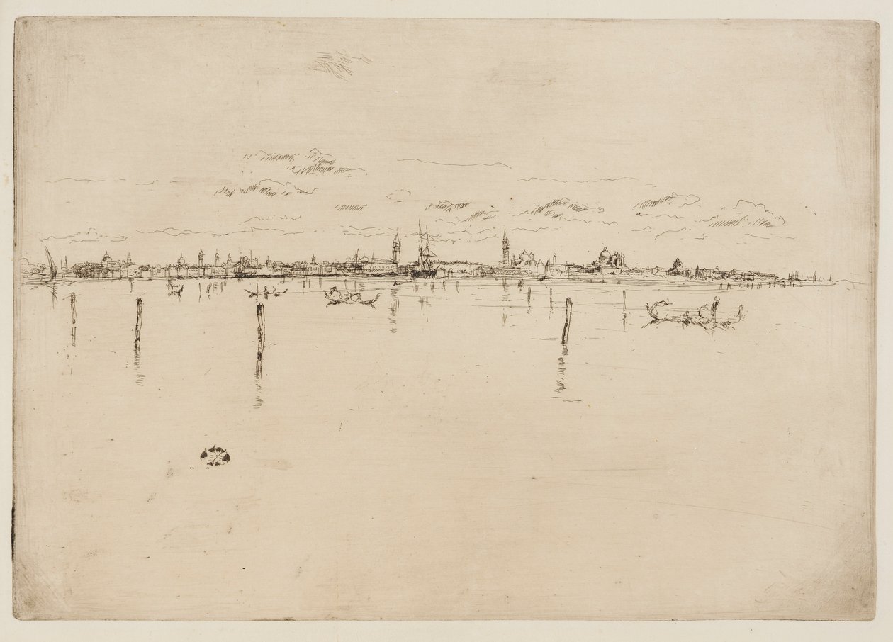A kis Velence, 1879-1880. alkotó: James Abbott McNeill Whistler