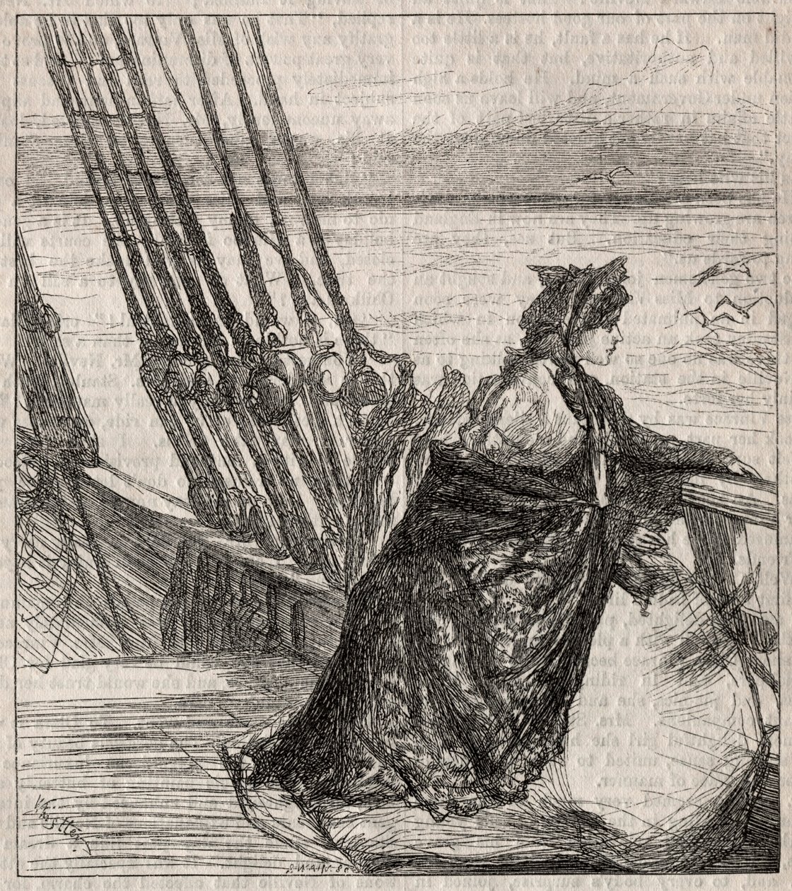 Az őrnagy lánya: Clara Vinraces Búcsú az apjától, 1862. alkotó: James Abbott McNeill Whistler
