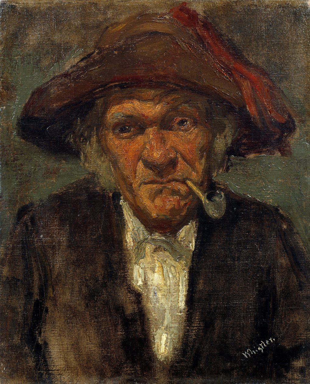 James Mac Neil Whistler (1834-1903) Az embernél van a pipa festménye alkotó: James Abbott McNeill Whistler