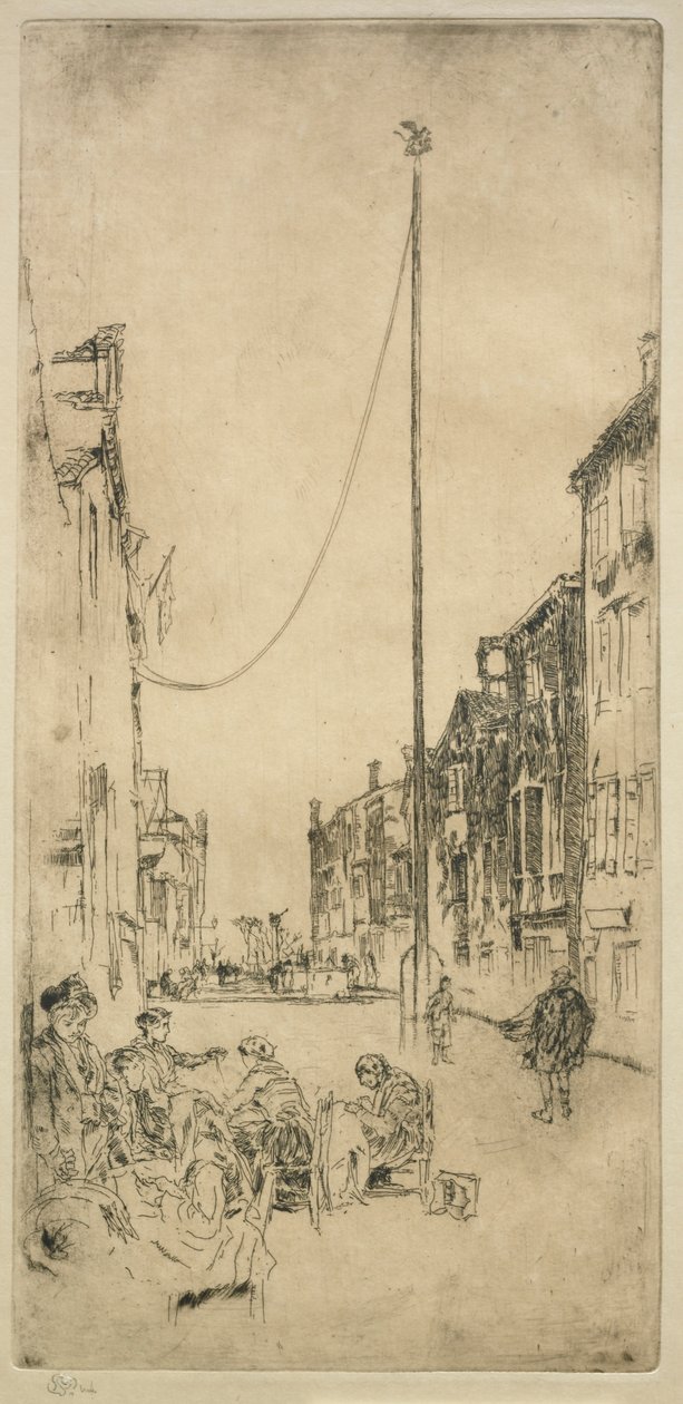 Az árboc. alkotó: James Abbott McNeill Whistler