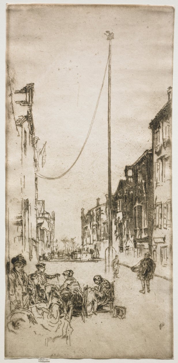 Az árboc, 1880. alkotó: James Abbott McNeill Whistler
