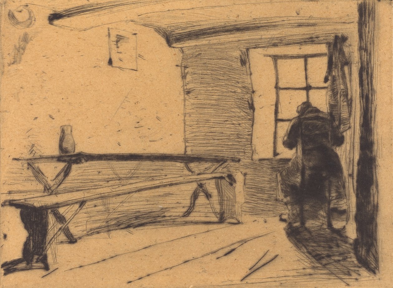 A fösvény c. 1861. alkotó: James Abbott McNeill Whistler