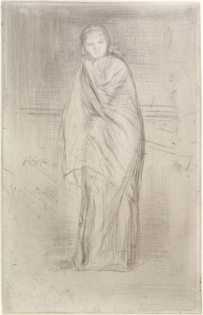 Pihenő modell, 1870 alkotó: James Abbott McNeill Whistler