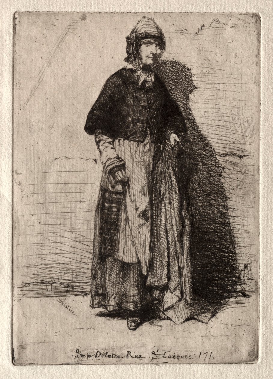 Gerard anya, 1858. alkotó: James Abbott McNeill Whistler