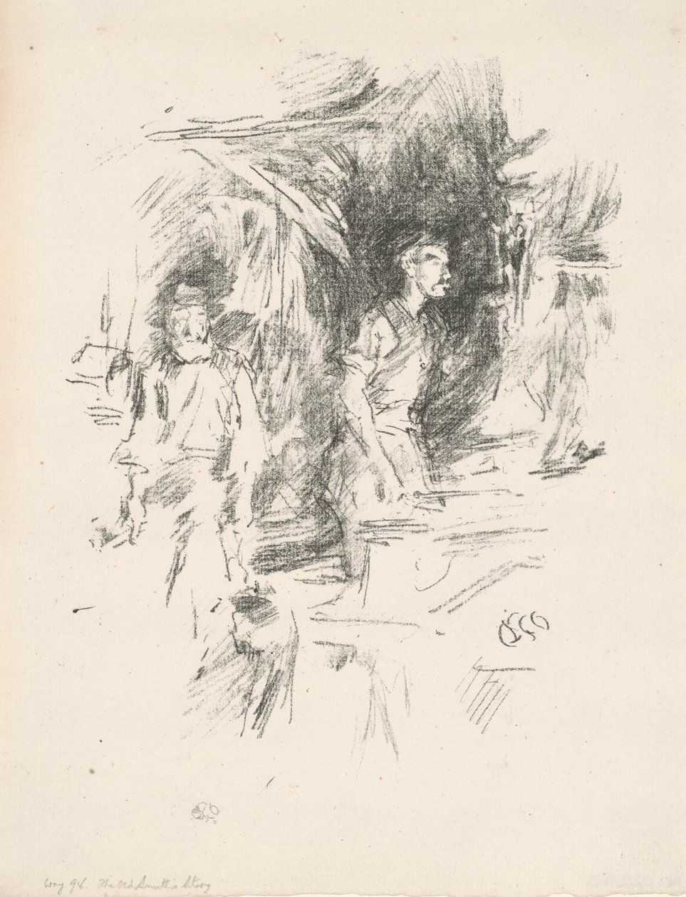 Az öreg Smith története, 1895. alkotó: James Abbott McNeill Whistler