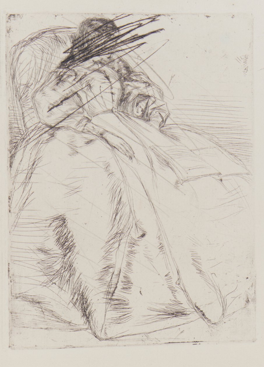 A nyitott könyv, 1861. alkotó: James Abbott McNeill Whistler