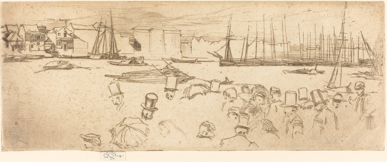 A Penny Boat, 1859. alkotó: James Abbott McNeill Whistler