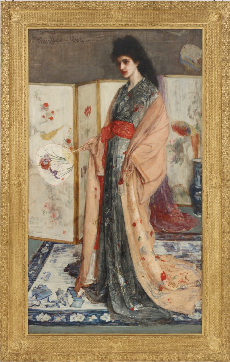 A hercegnő a porcelán földjéről A hercegnő a porcelán földjéről, 1863-1865. alkotó: James Abbott McNeill Whistler
