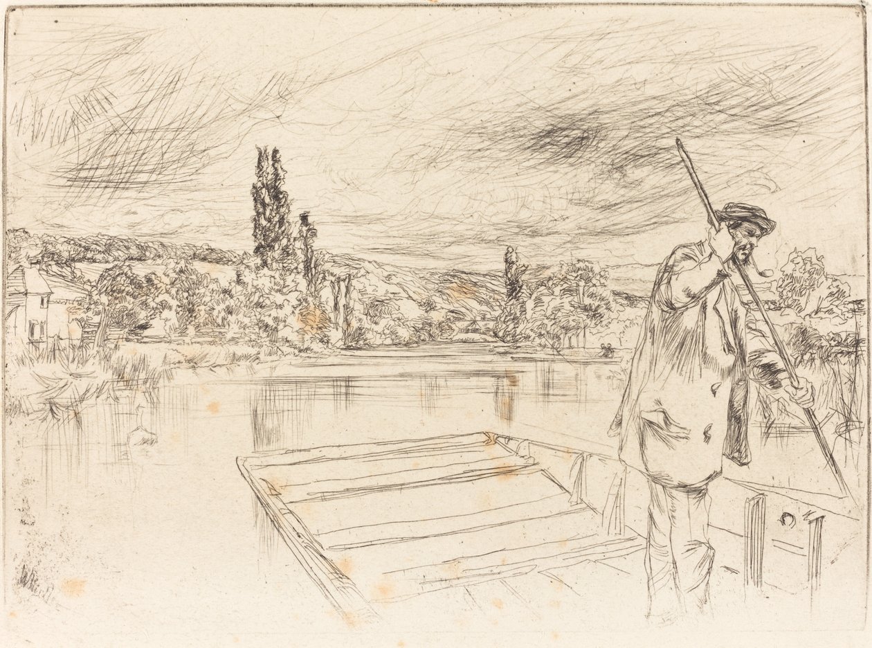 A punt, 1861. alkotó: James Abbott McNeill Whistler