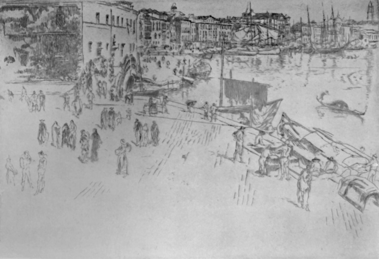 A Riva 1. sz., 1879-1880, 1925. alkotó: James Abbott McNeill Whistler
