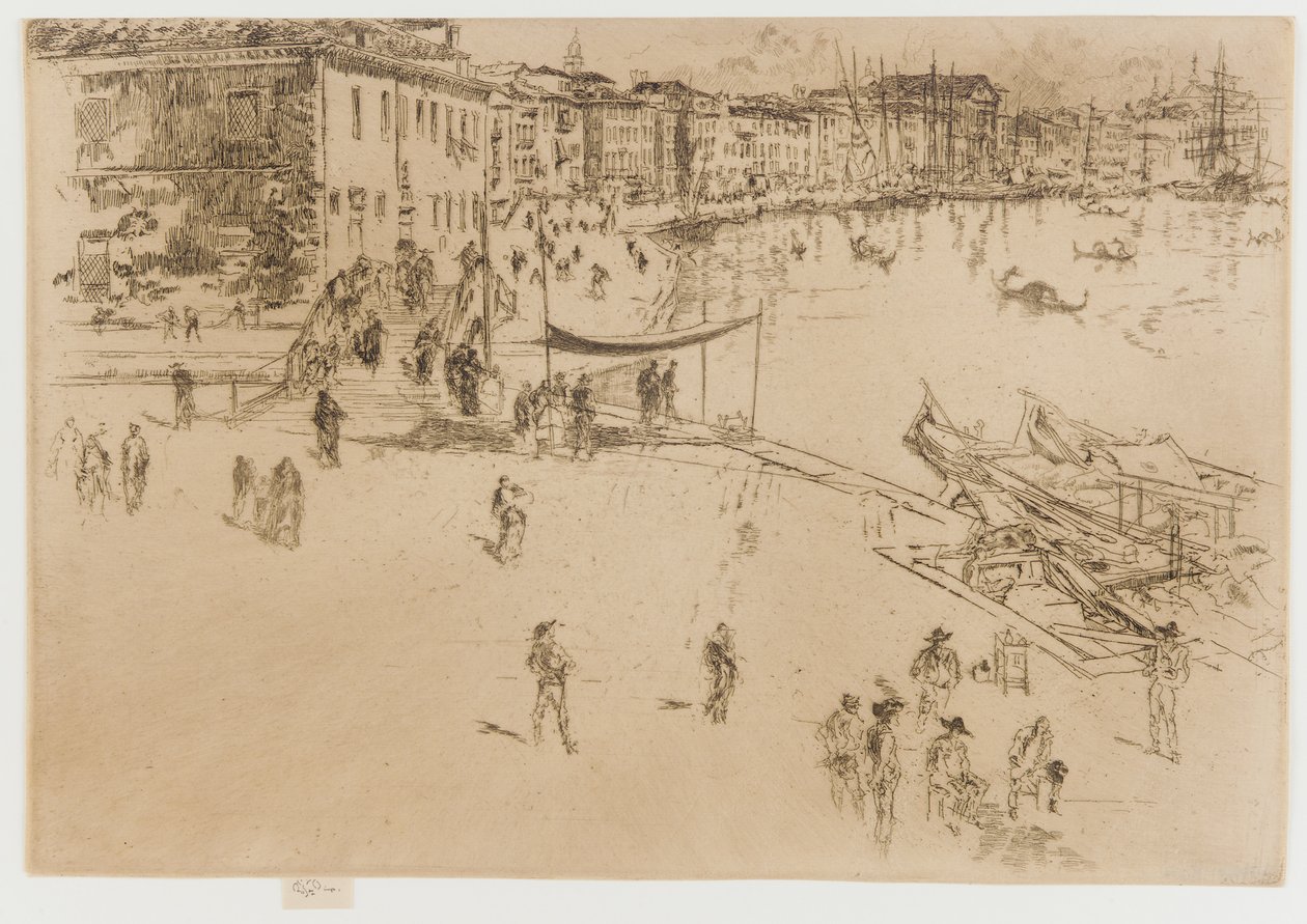 A Riva, 2. szám, 1879-1880. alkotó: James Abbott McNeill Whistler