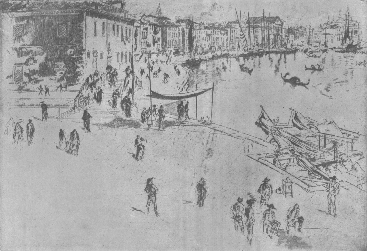 A Riva, Második, 1880, 1904 alkotó: James Abbott McNeill Whistler