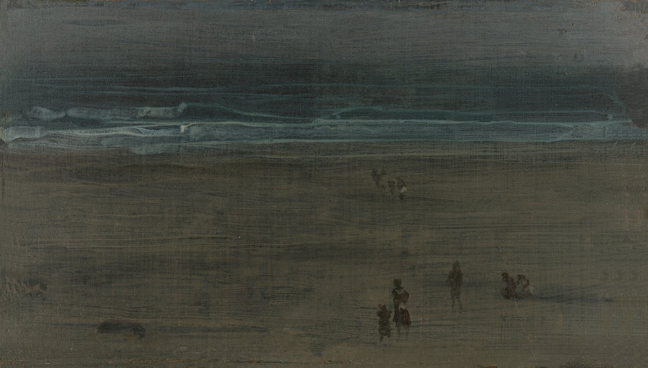 A tenger és homok, 1884. alkotó: James Abbott McNeill Whistler
