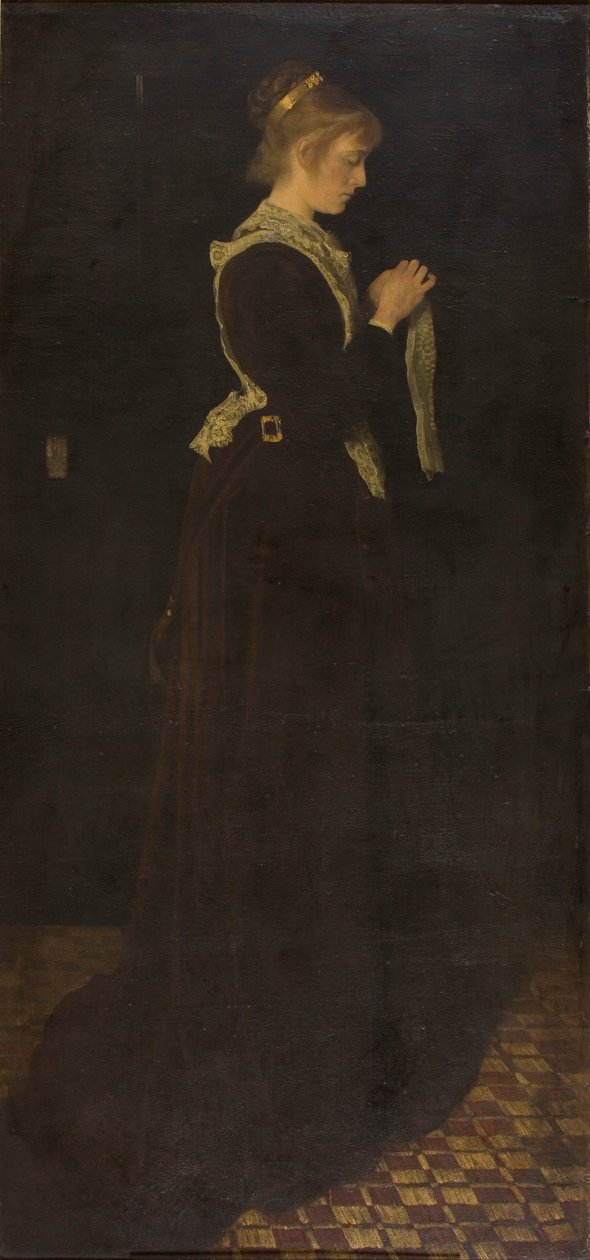 „A varrónő”, 1875 alkotó: James Abbott McNeill Whistler