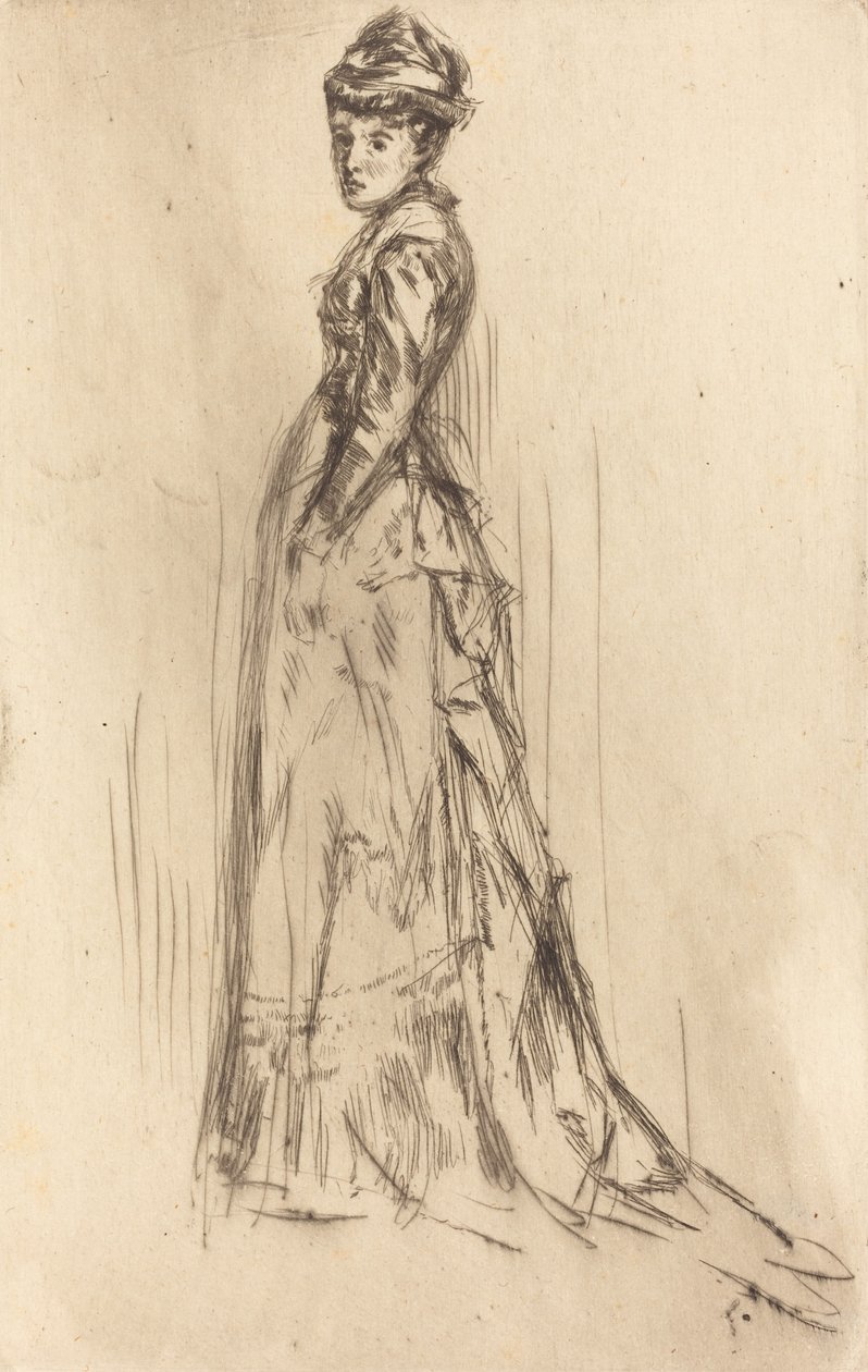 A selyemruha c. 1873. alkotó: James Abbott McNeill Whistler