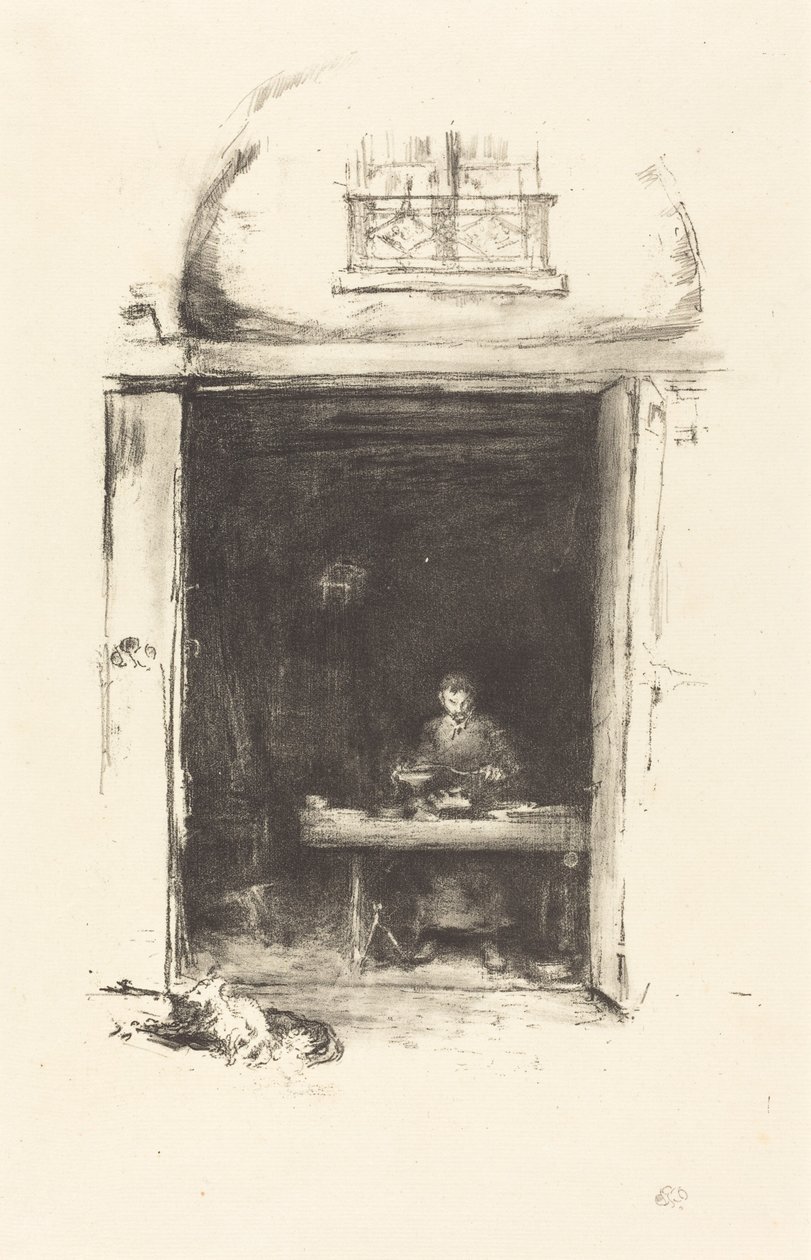 The Smith, Passage du Dragon, 1894. alkotó: James Abbott McNeill Whistler