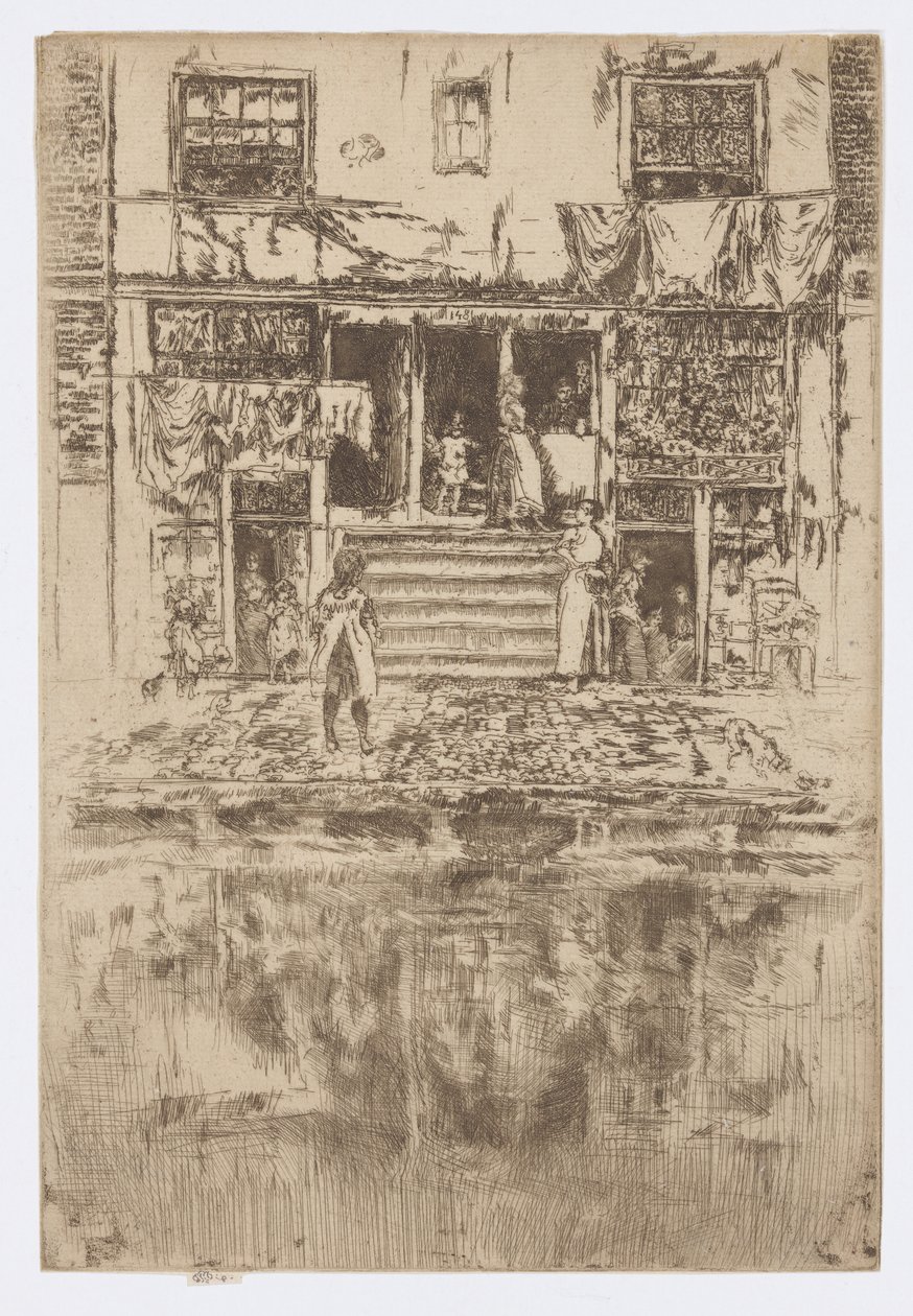 The Steps, Amszterdam alkotó: James Abbott McNeill Whistler
