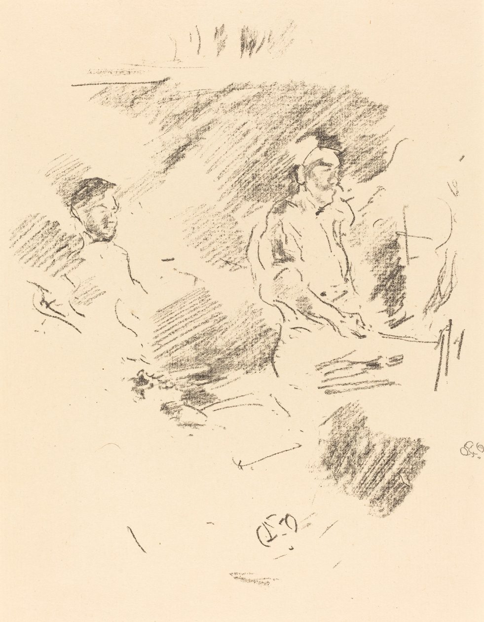Az erős kar, 1895. alkotó: James Abbott McNeill Whistler