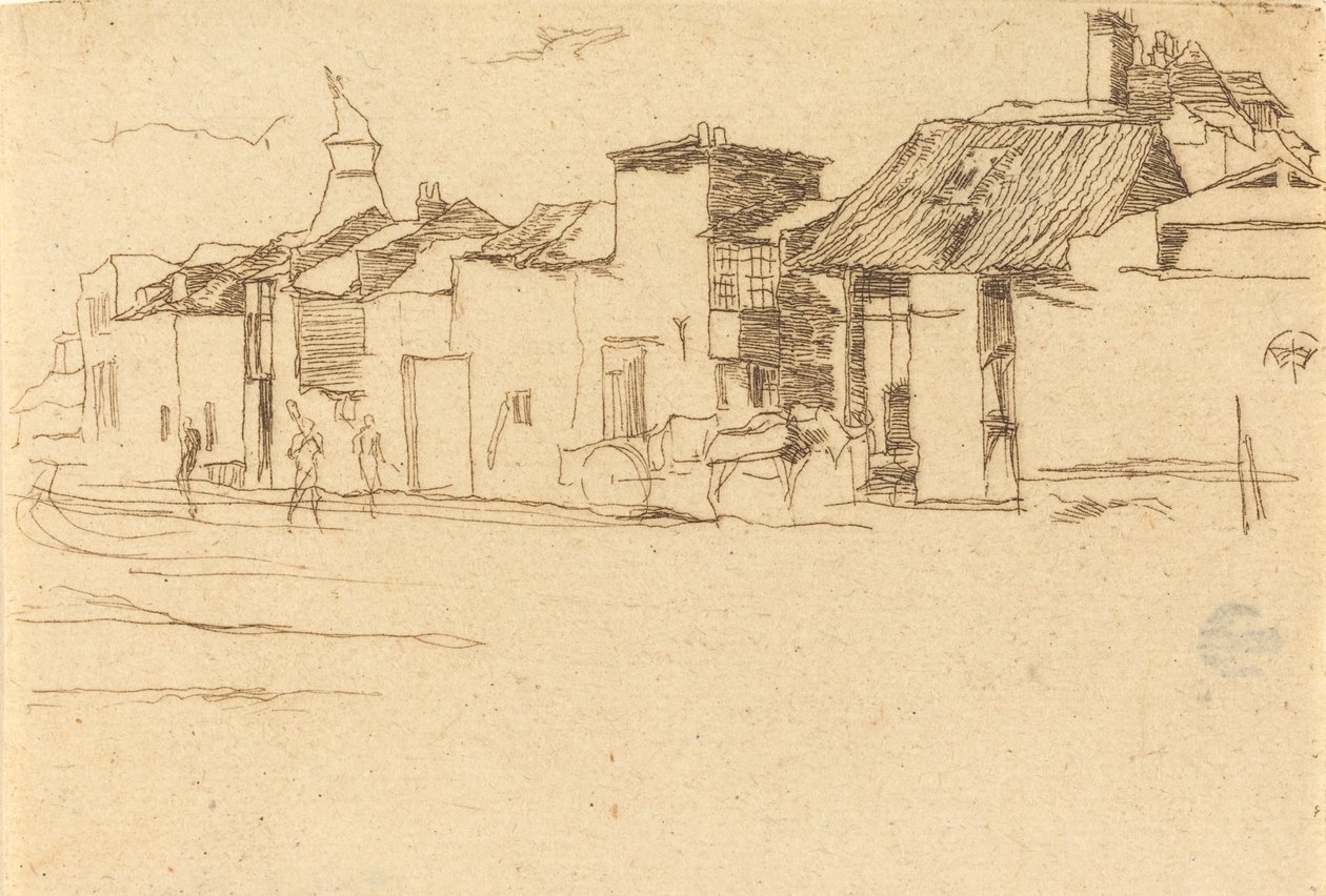 A hattyú, Chelsea, 1872. alkotó: James Abbott McNeill Whistler