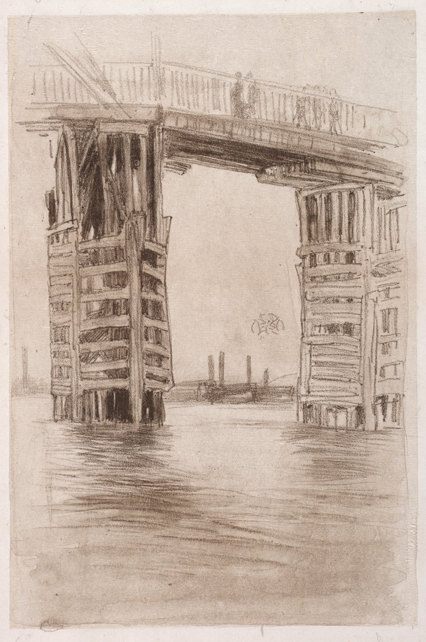 A magas híd. alkotó: James Abbott McNeill Whistler