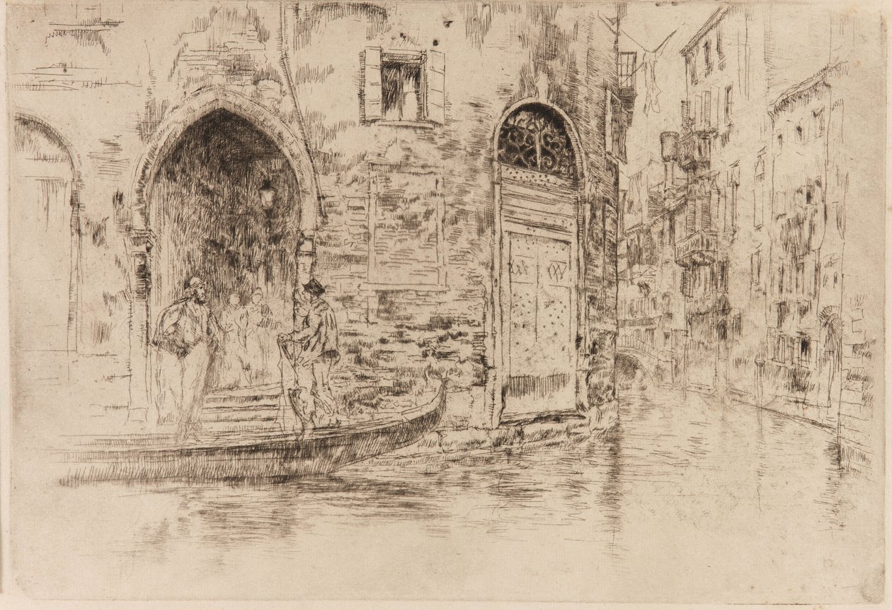 A két ajtó, 1879-1880. alkotó: James Abbott McNeill Whistler