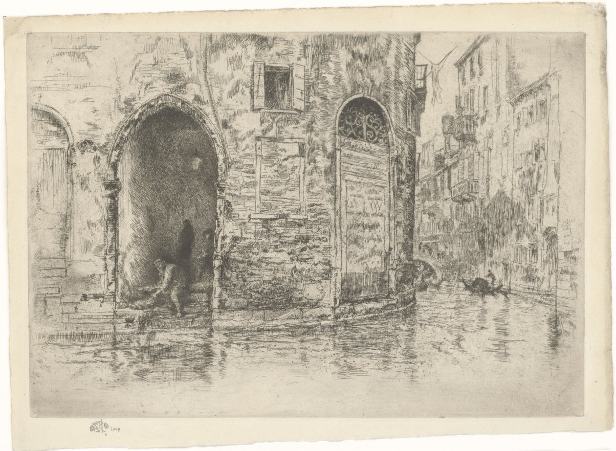 A két ajtó. Első velencei rész, 2. oldal (12-ből) alkotó: James Abbott McNeill Whistler