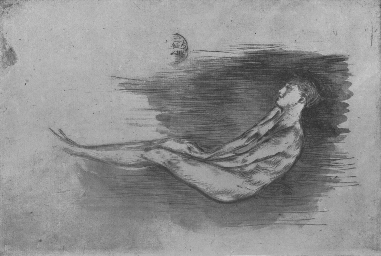 Tillie, egy modell, 1873, 1904 alkotó: James Abbott McNeill Whistler