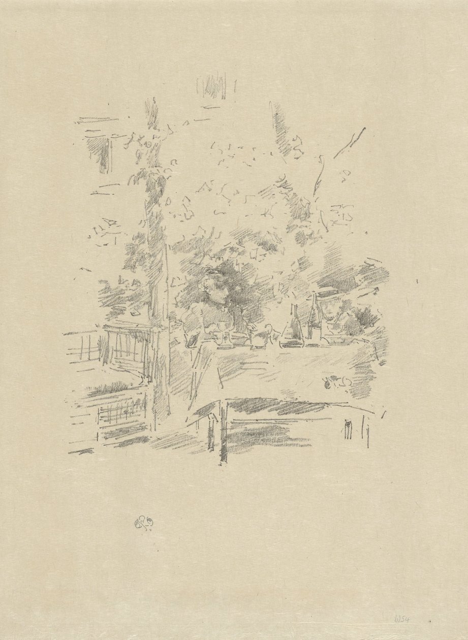 Fej-fej mellett a kertben alkotó: James Abbott McNeill Whistler