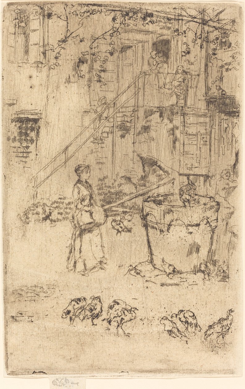 Pulykák, 1880. alkotó: James Abbott McNeill Whistler