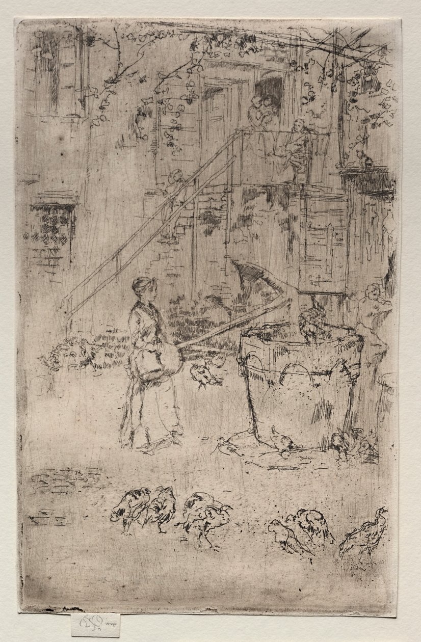 Pulykák, 1886. alkotó: James Abbott McNeill Whistler