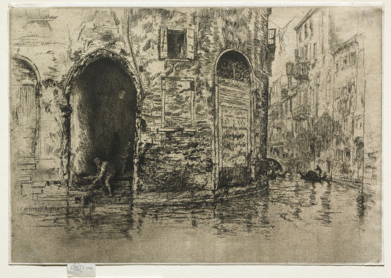 Két ajtó, 1880. alkotó: James Abbott McNeill Whistler