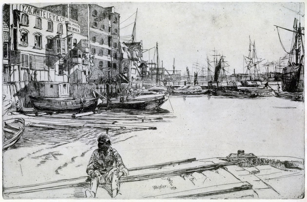 Tyzac Whiteley és Társa, 1859, 1904. alkotó: James Abbott McNeill Whistler