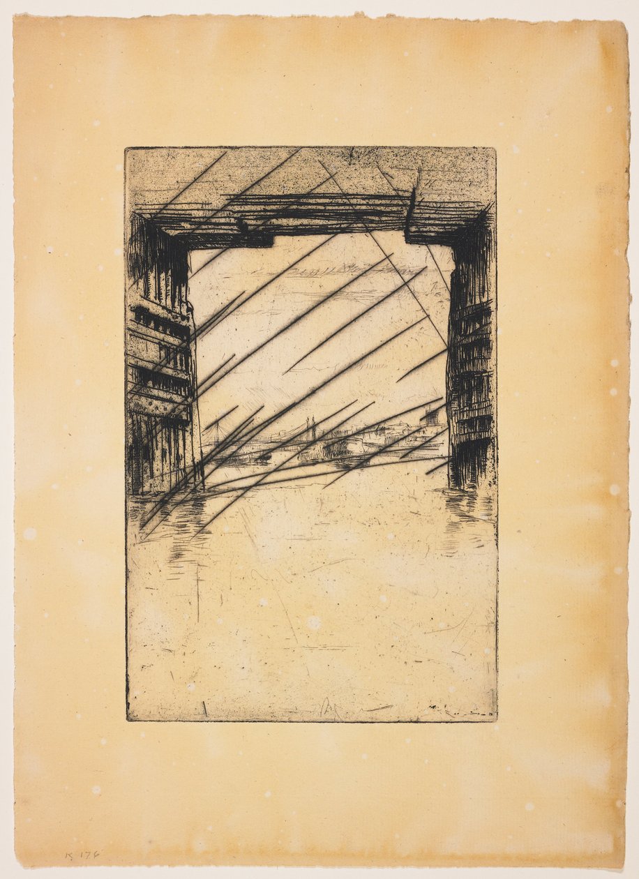 Unter der alten Battersea-Brücke alkotó: James Abbott McNeill Whistler