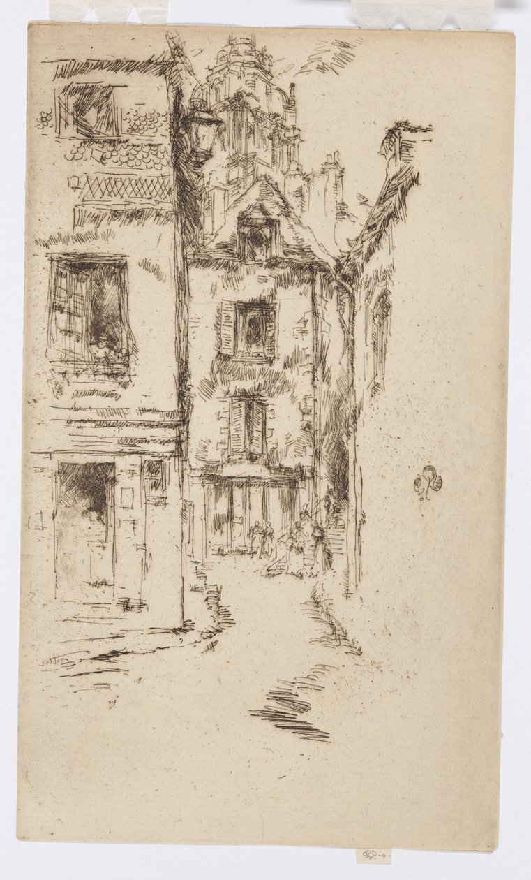 A katedrális alatt, Blois alkotó: James Abbott McNeill Whistler