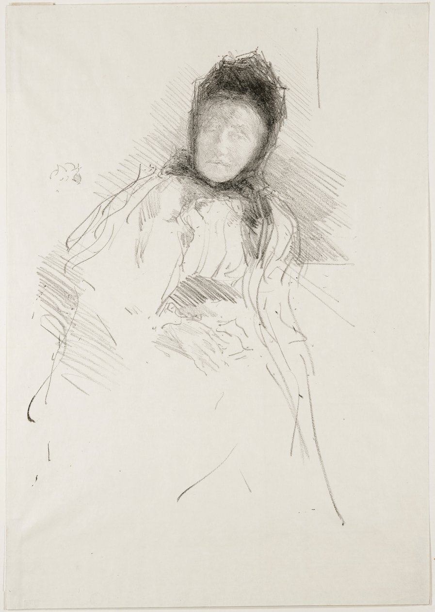Lady Haden befejezetlen vázlata, 1895 alkotó: James Abbott McNeill Whistler