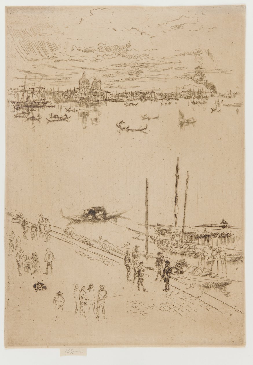 Egyenes Velence, 1879-1880. alkotó: James Abbott McNeill Whistler