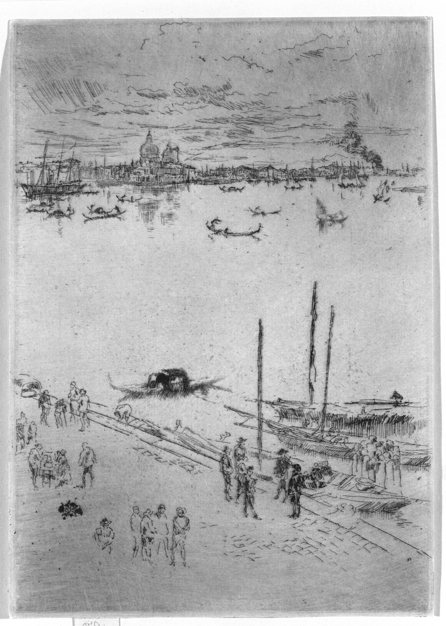 Egyenes Velence, 1879-80 alkotó: James Abbott McNeill Whistler