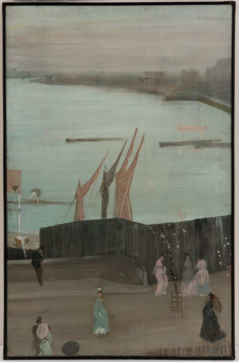 Variációk rózsaszínben és szürkében: Chelsea alkotó: James Abbott McNeill Whistler
