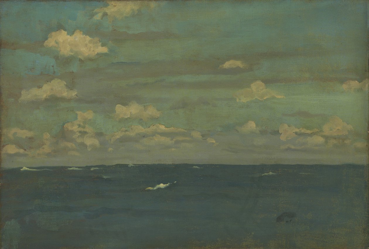 Ibolya és ezüst – A mélytenger, 1893 alkotó: James Abbott McNeill Whistler