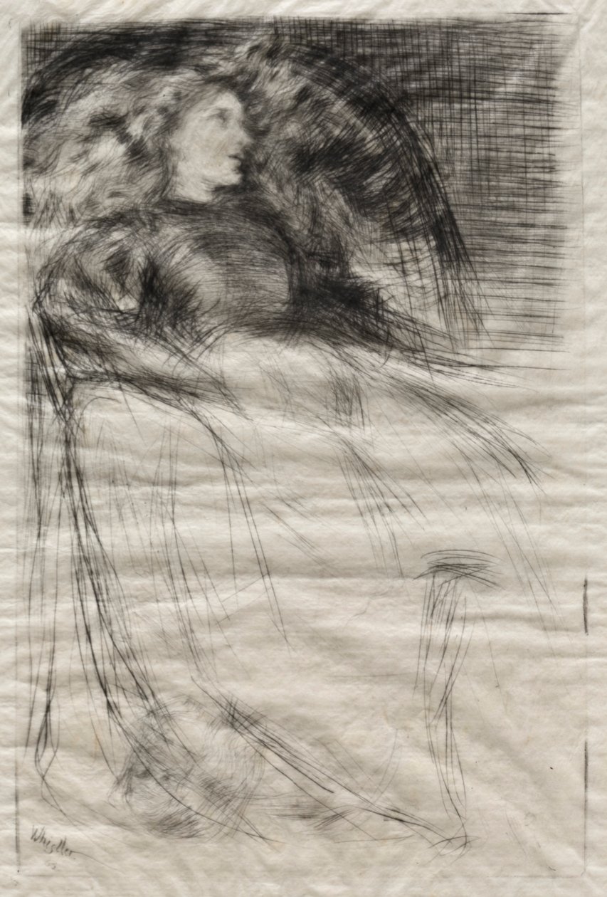 Fáradt, 1863. alkotó: James Abbott McNeill Whistler