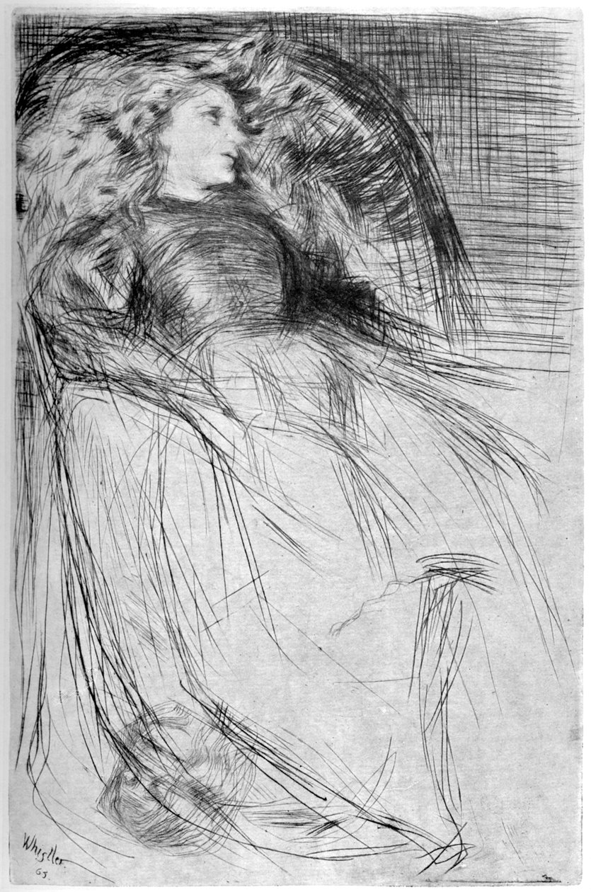 Fáradt, 1863-1904. alkotó: James Abbott McNeill Whistler