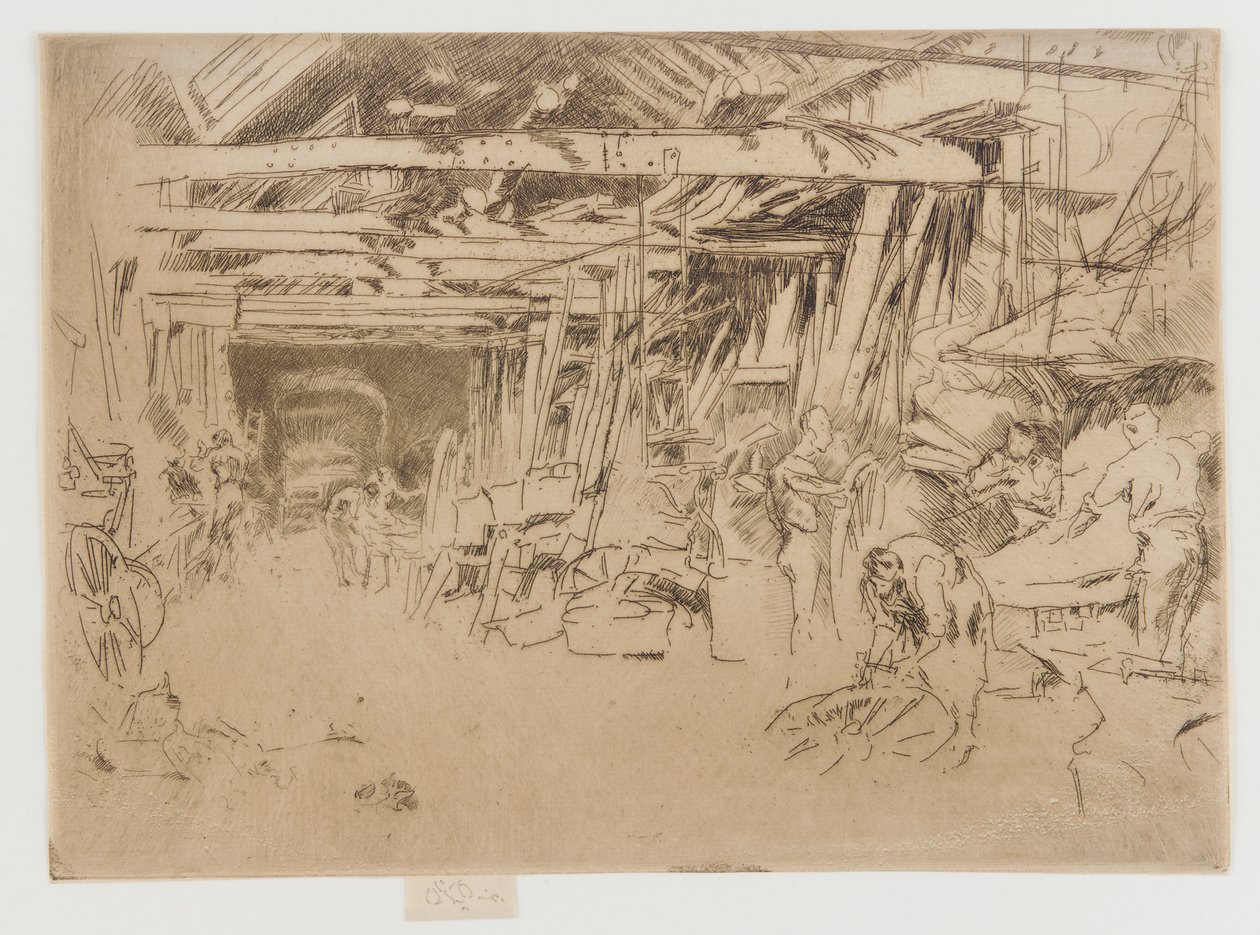 Kerékgyártó, 1879-1880. alkotó: James Abbott McNeill Whistler