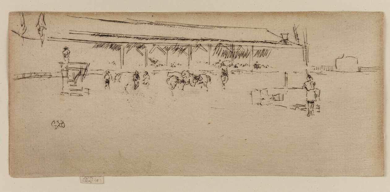 Vadnyugat: Indiánok, 1887. alkotó: James Abbott McNeill Whistler