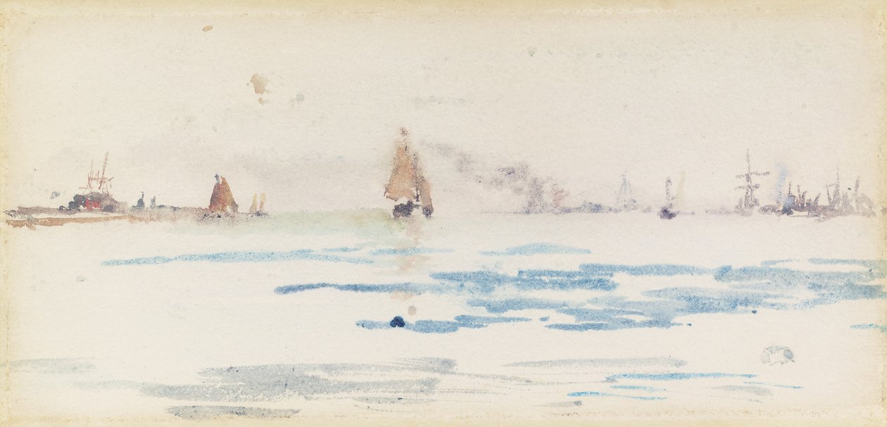 Zuyder Zee, 1883 körül alkotó: James Abbott McNeill Whistler